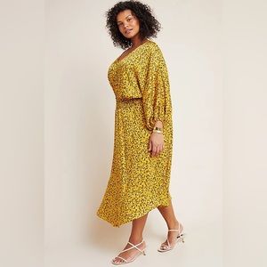 NWT Anthropologie Marigold Midi Dress XL